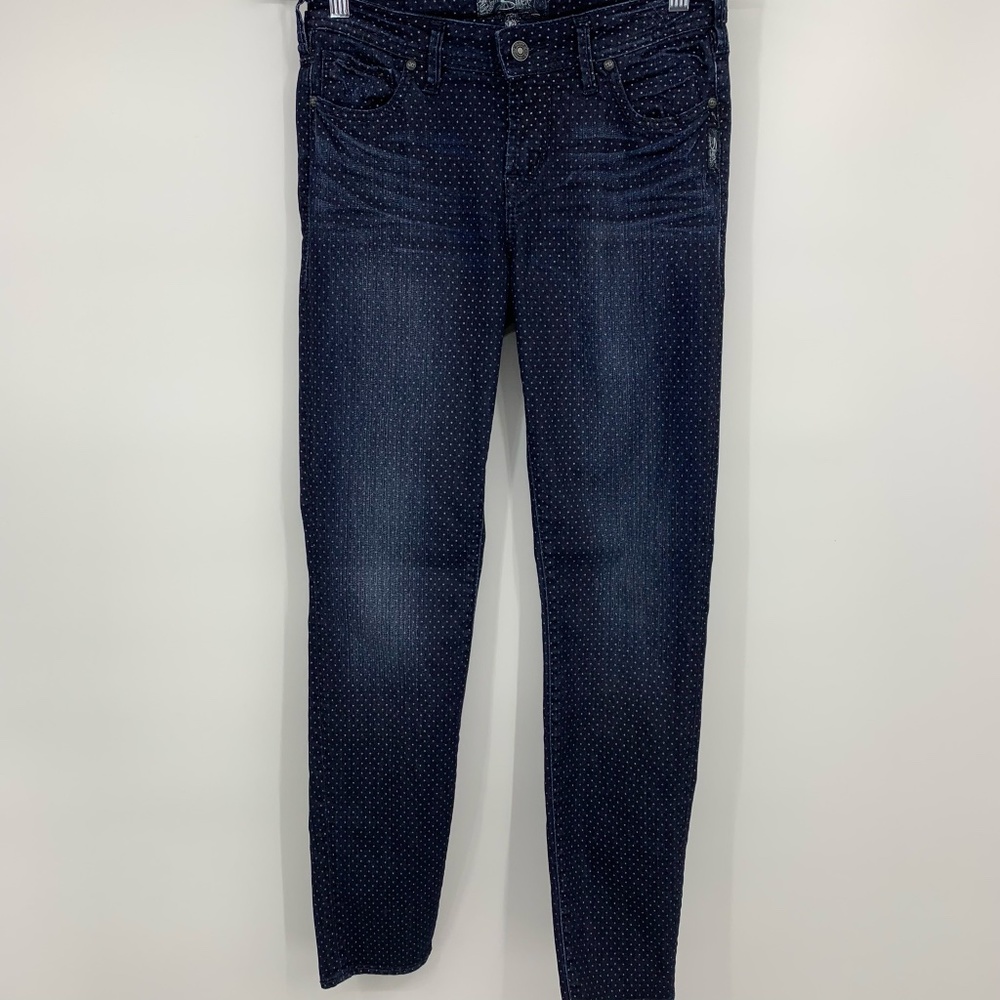 Silver Suki super skinny womens jeans 28 polka dot